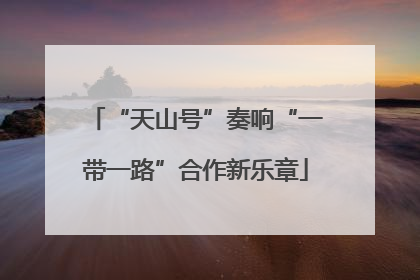 “天山号”奏响“一带一路”合作新乐章