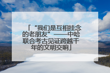 “我们是互相挂念的老朋友”——中哈联合考古见证跨越千年的文明交响