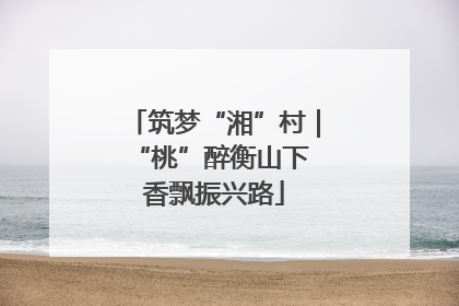 筑梦“湘”村｜“桃”醉衡山下 香飘振兴路