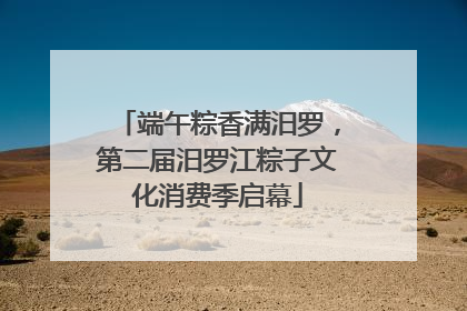 端午粽香满汨罗，第二届汨罗江粽子文化消费季启幕