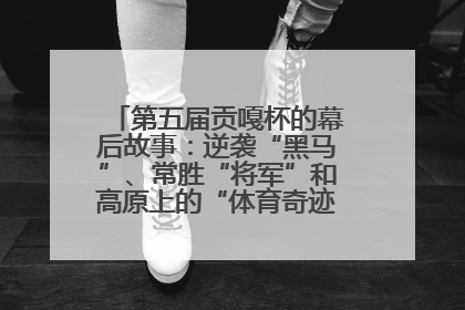 第五届贡嘎杯的幕后故事：逆袭“黑马”、常胜“将军”和高原上的“体育奇迹”丨微纪录