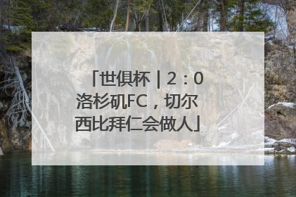 世俱杯｜2：0洛杉矶FC，切尔西比拜仁会做人