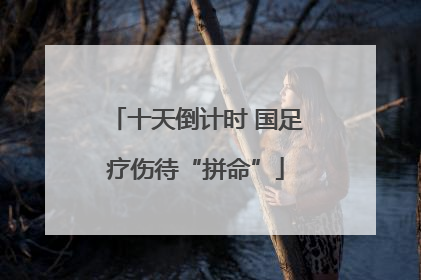 十天倒计时 国足疗伤待“拼命”