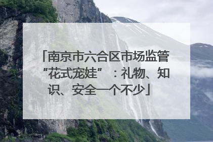南京市六合区市场监管“花式宠娃”：礼物、知识、安全一个不少