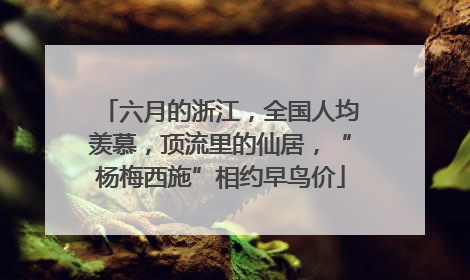六月的浙江，全国人均羡慕，顶流里的仙居，“杨梅西施”相约早鸟价