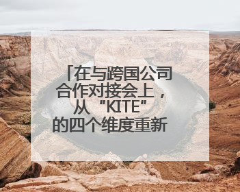 在与跨国公司合作对接会上，从“KITE”的四个维度重新打开潍坊
