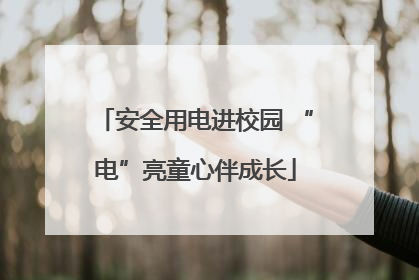 安全用电进校园 “电”亮童心伴成长