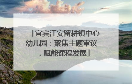 宜宾江安留耕镇中心幼儿园：聚焦主题审议，赋能课程发展