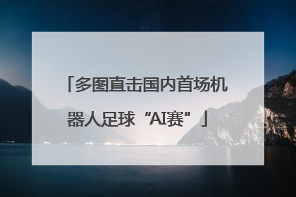 多图直击国内首场机器人足球“AI赛”