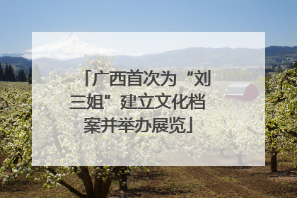 广西首次为“刘三姐”建立文化档案并举办展览