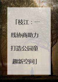 枝江：一线协商助力打造公园童趣新空间
