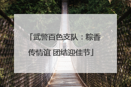 武警百色支队：粽香传情谊 团结迎佳节