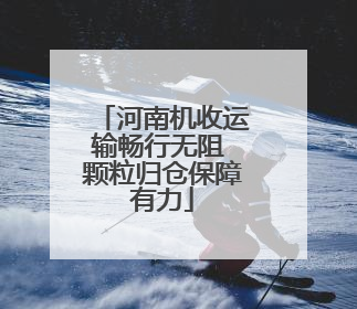 河南机收运输畅行无阻 颗粒归仓保障有力