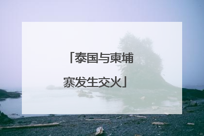 泰国与柬埔寨发生交火