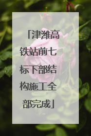 津潍高铁站前七标下部结构施工全部完成