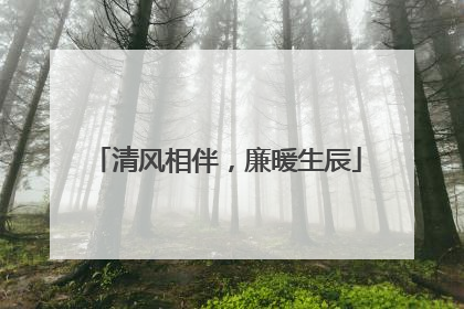清风相伴，廉暖生辰