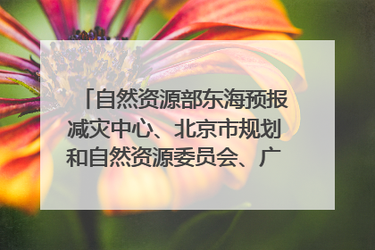 自然资源部东海预报减灾中心、北京市规划和自然资源委员会、广东省林业系统等正在招聘｜招聘信息