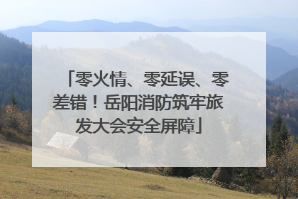 零火情、零延误、零差错！岳阳消防筑牢旅发大会安全屏障