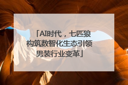 AI时代，七匹狼构筑数智化生态引领男装行业变革
